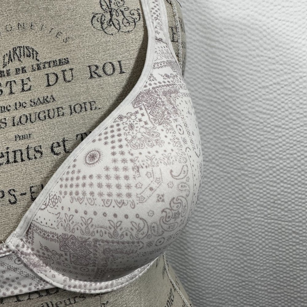 Lucky Brand Women's Full Coverage Push-Up Underwire Bra Beige/Print Tan Size 40D - Picture 2 of 6